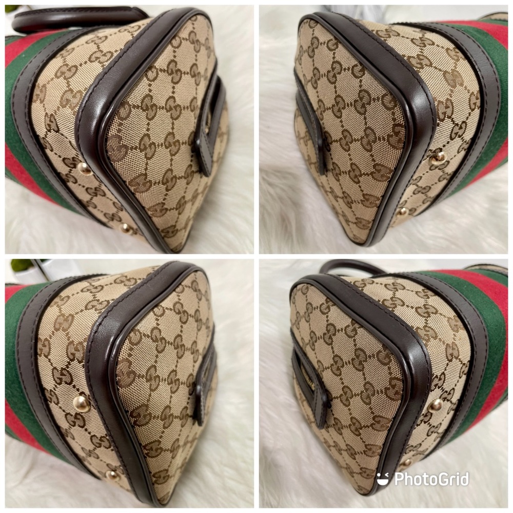 Monogram Vintage Web Small Boston - Picture 6 of 16